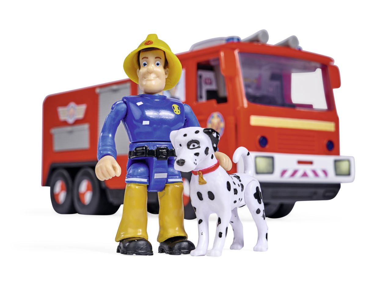 Simba Sam il pompiere camion jupiter pro 31cm con pesonaggio sam