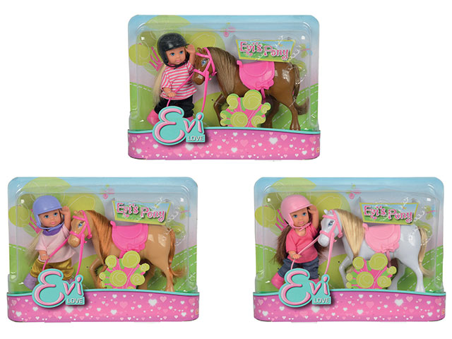 Bambola Evi Love con Pony Simba