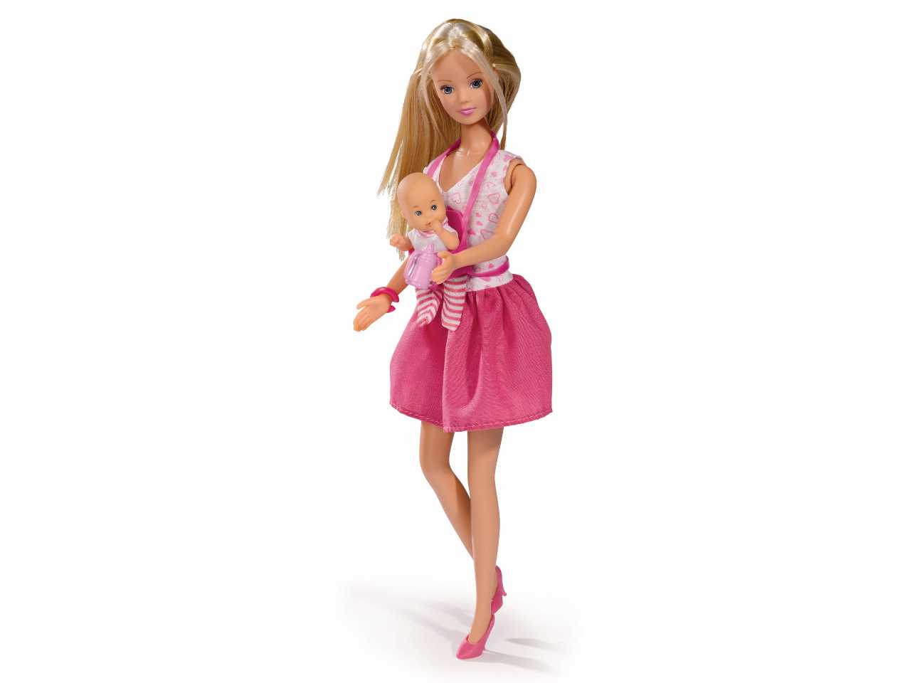 Bambola Steffi Love con carrozzina e figli Simba