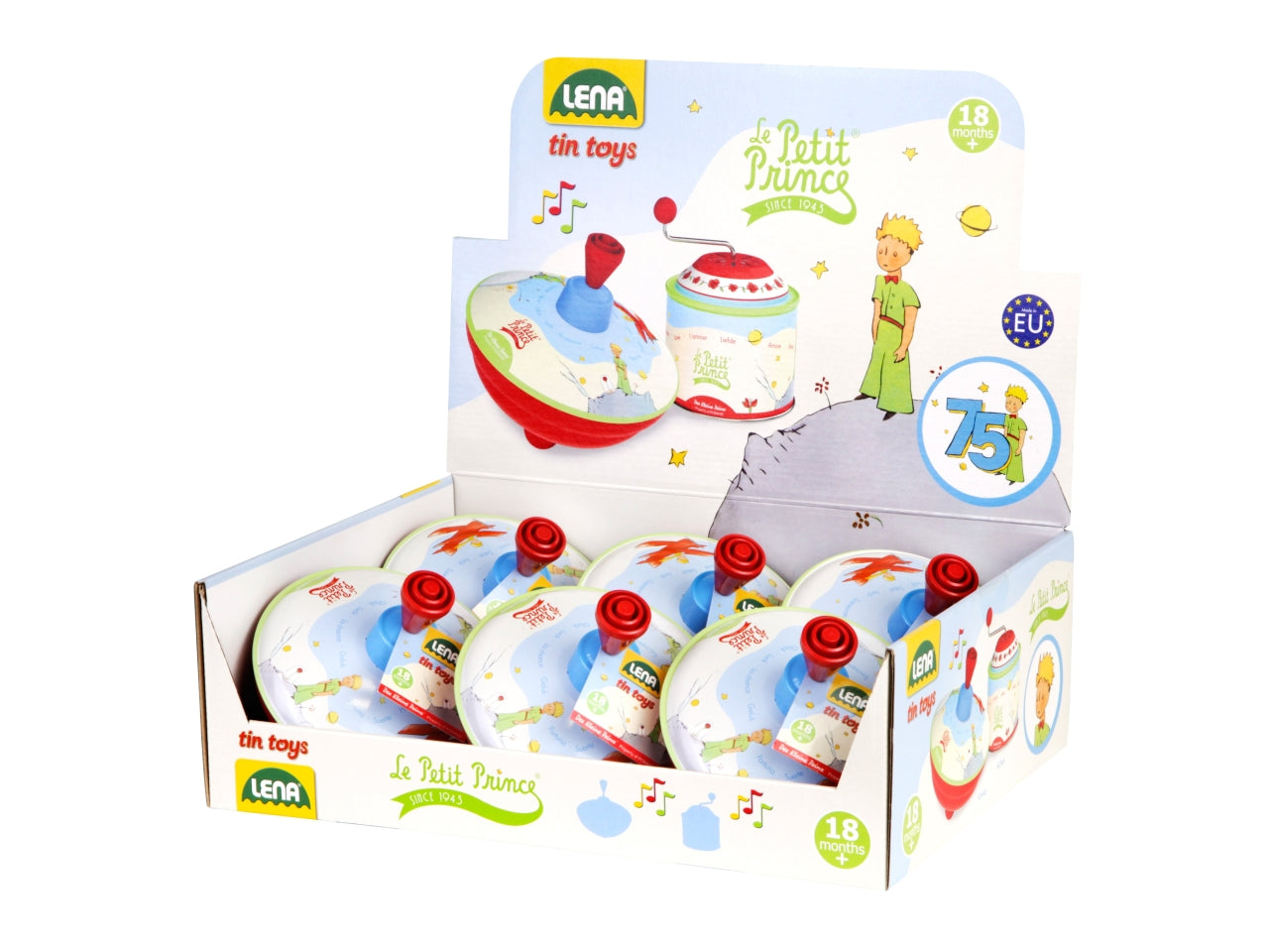 Trottola metallo 13cm the little prince