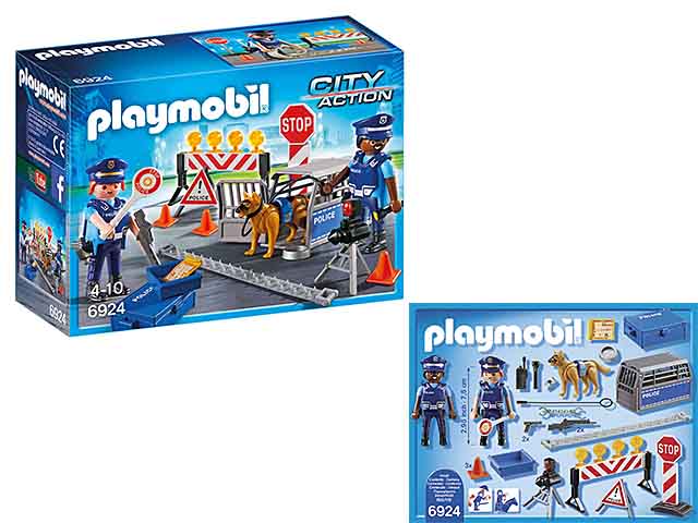 Playmobil city action posto blocco 6924