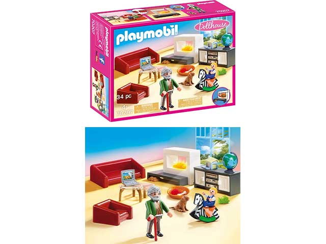 Playmobil dollhaouse soggiorno 70207
