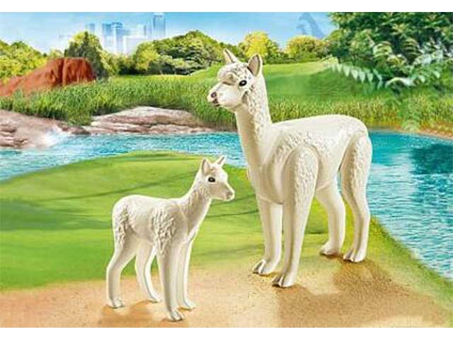 Playmobil alpaca con cucciolo 70350