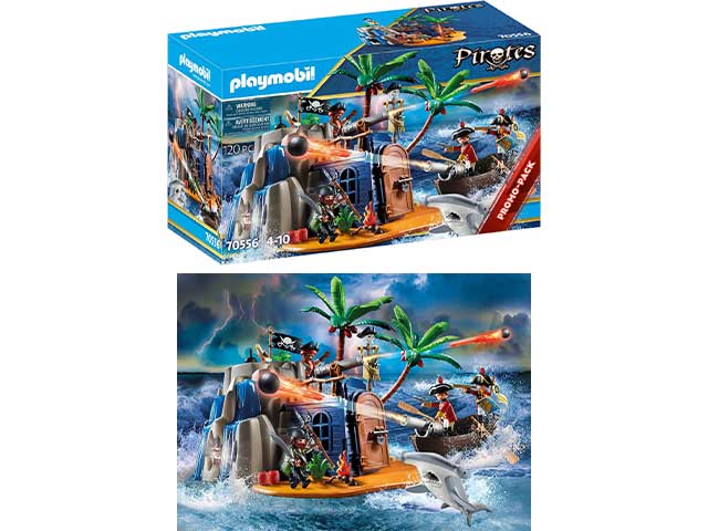 Playmobil piratescovo del tesoro dei pirati 70556