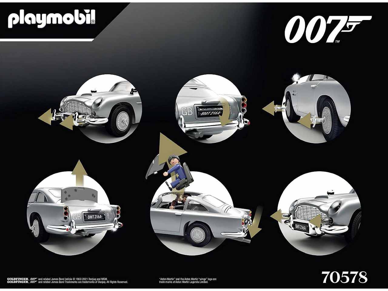 Playmobil james bond aston martin 70578$