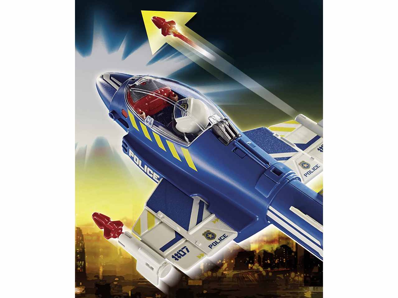 Playmobil jet della poliz.e drone 70780