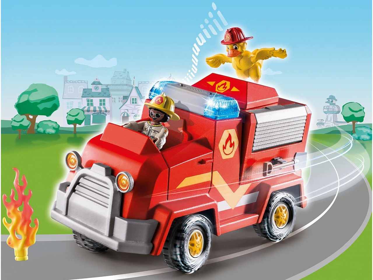 Playmobil veicolo di soc.dei vigili 70914