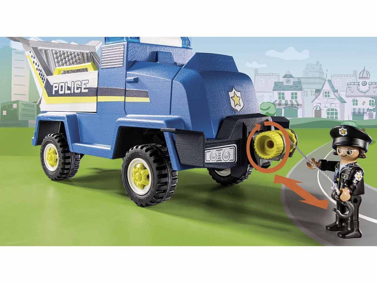 Playmobil veicolo di soc.della polizia 70915