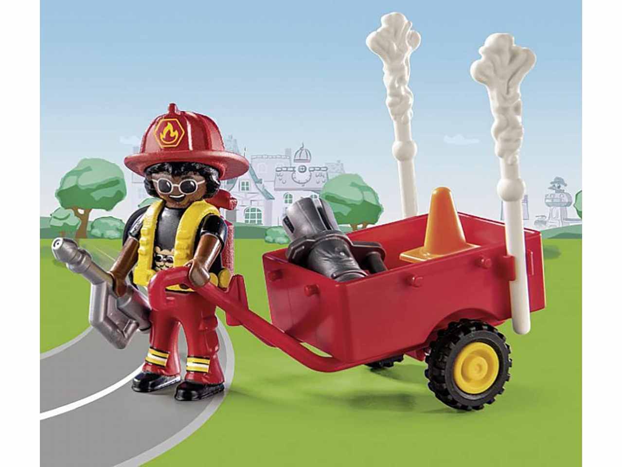 Playmobil vigili del fuoco in azione 70917