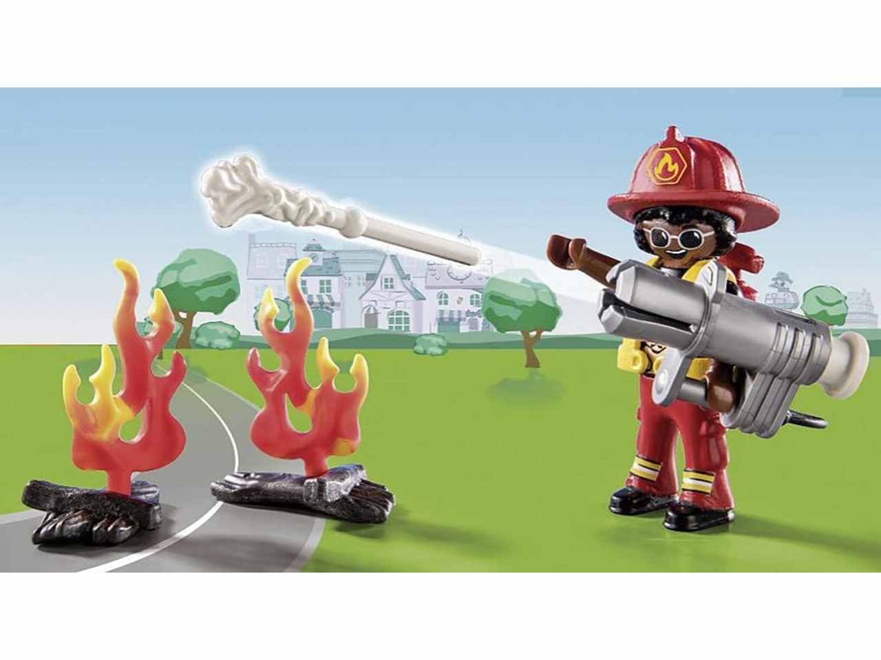 Playmobil vigili del fuoco in azione 70917