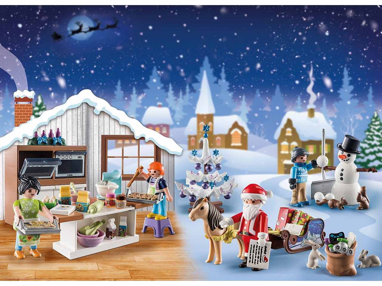 Playmobil calendario dell'avvento - pasticceria di natale