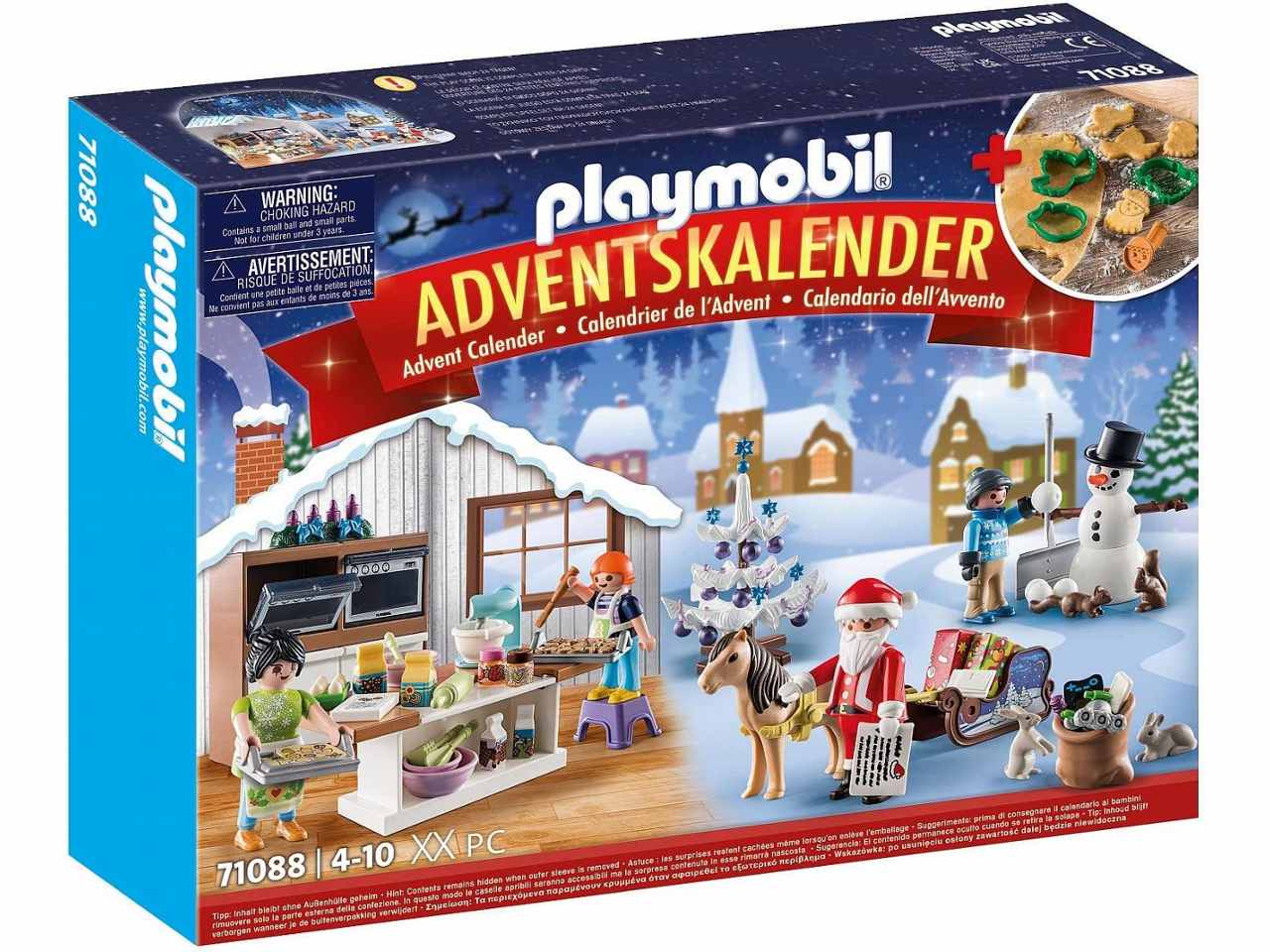 Playmobil calendario dell'avvento - pasticceria di natale