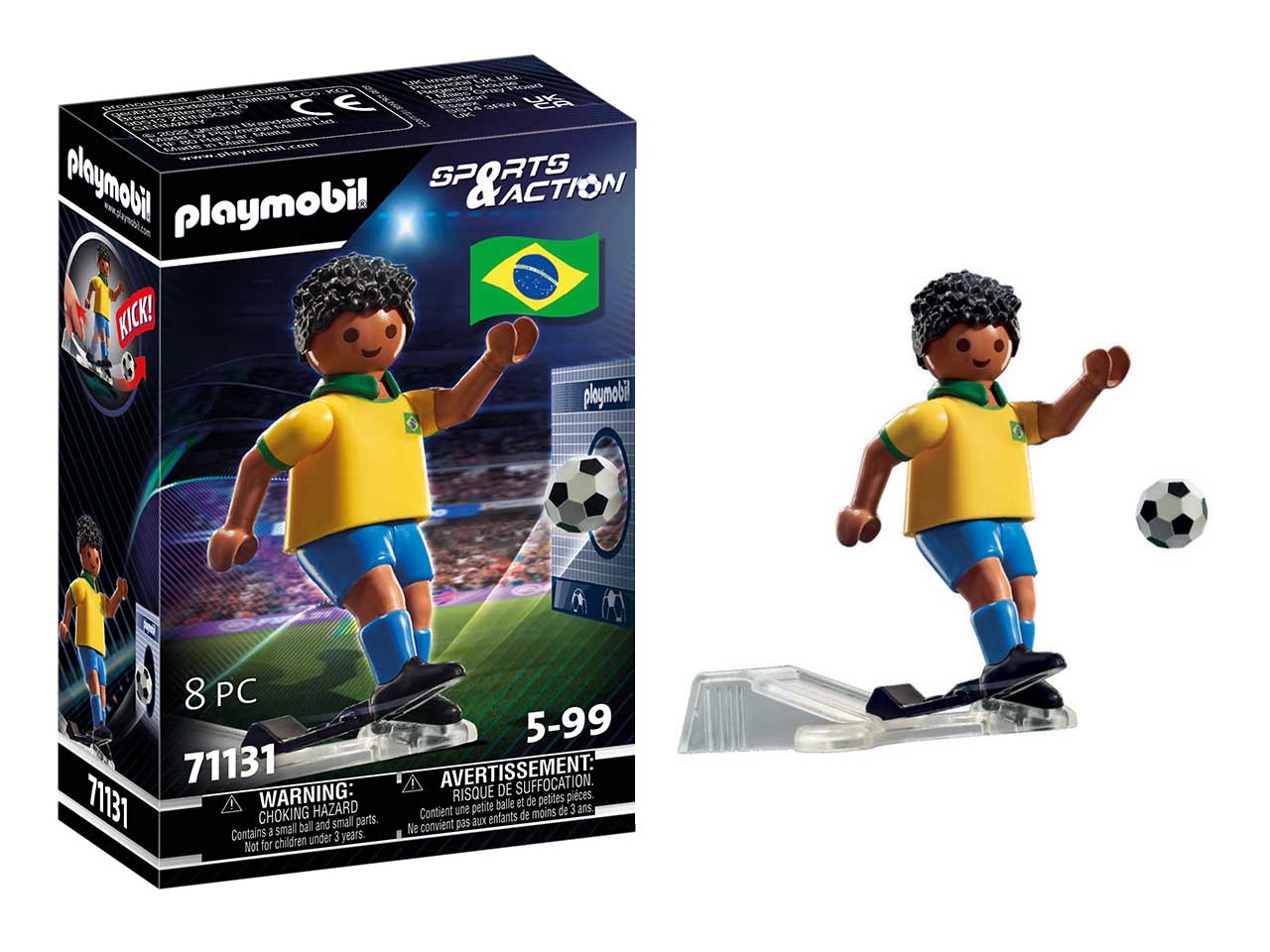 Playmobil giocatore brasile