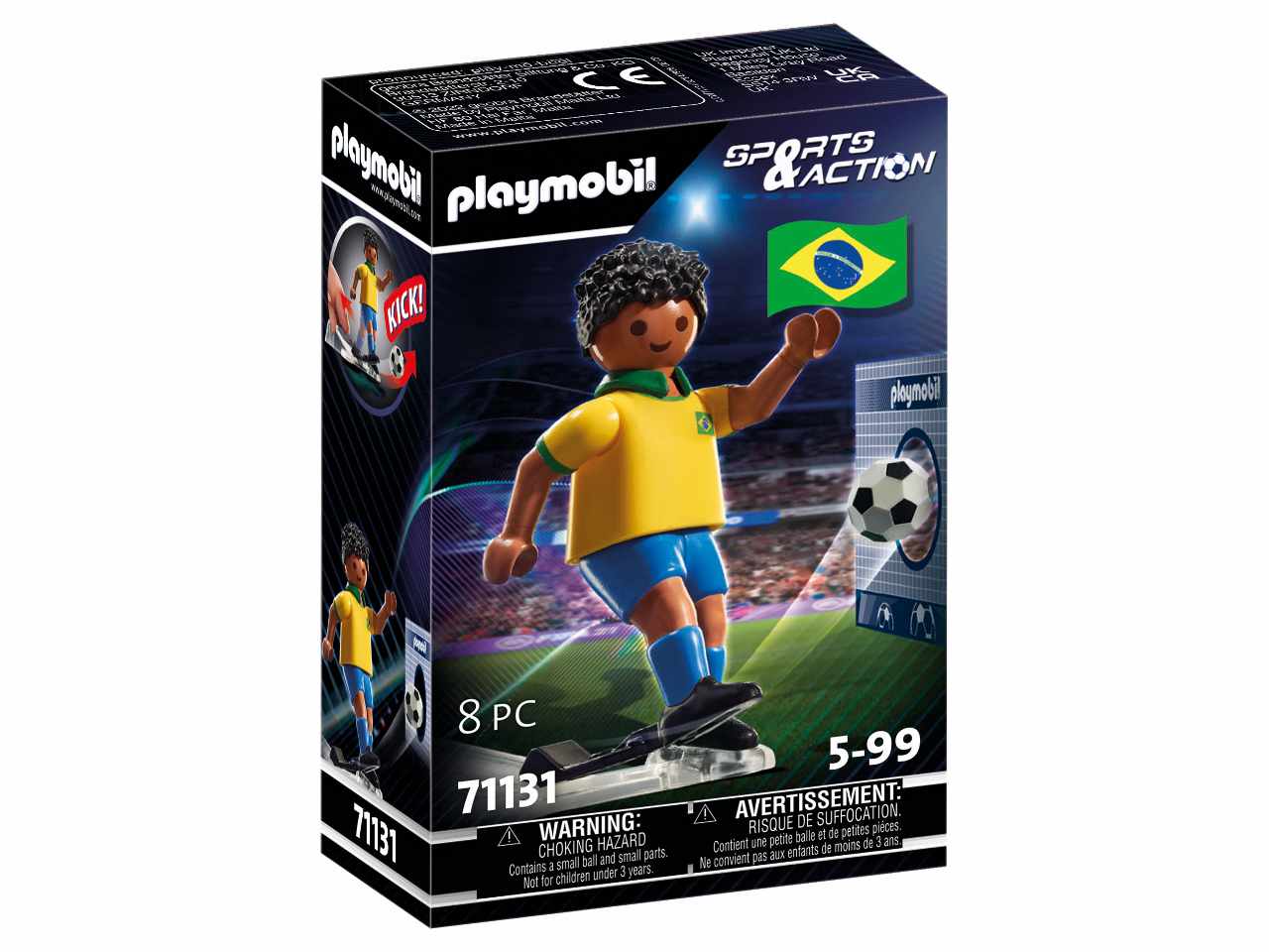 Playmobil giocatore brasile