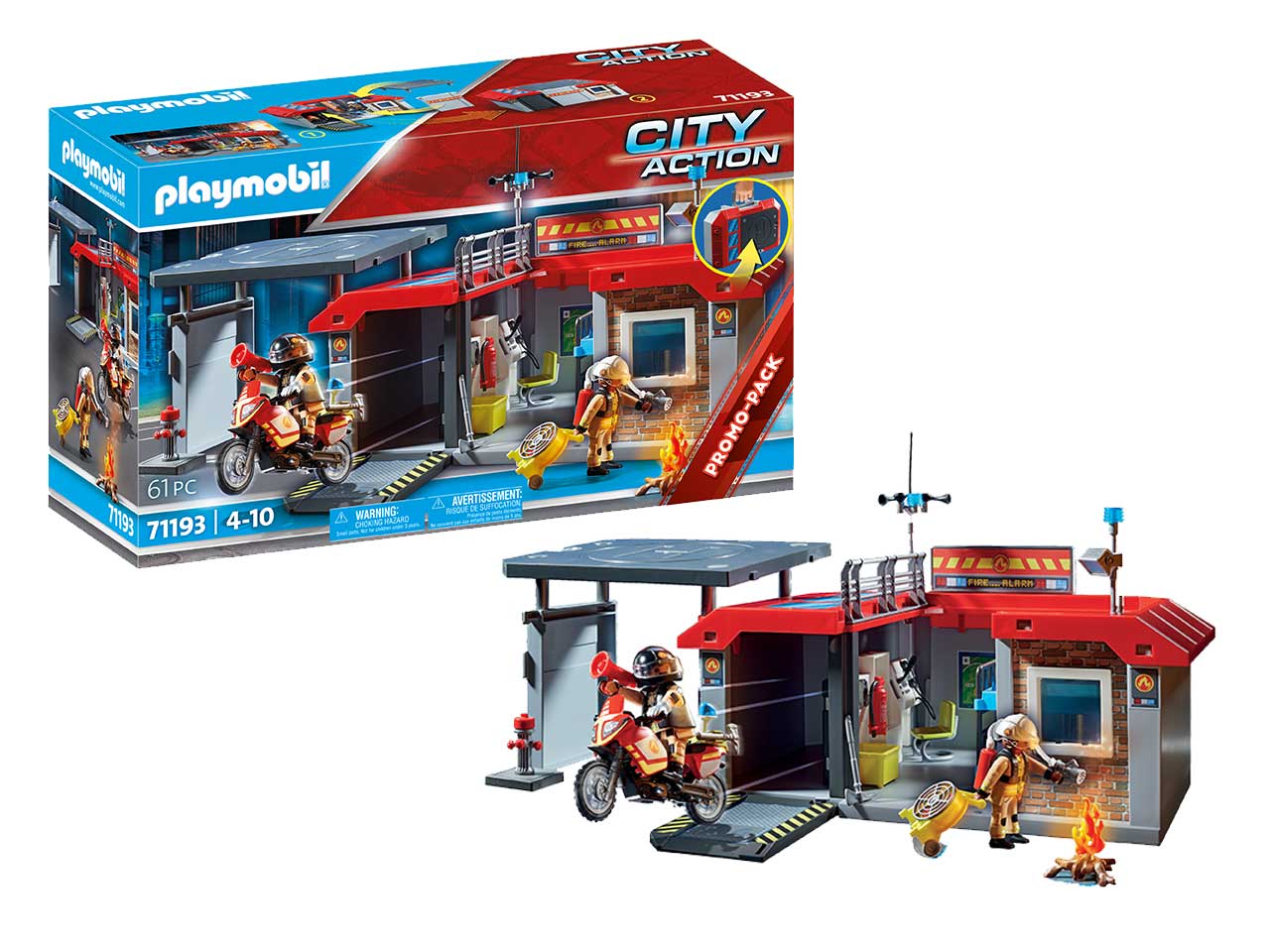 Playmobil stazione dei vigili del fuoco