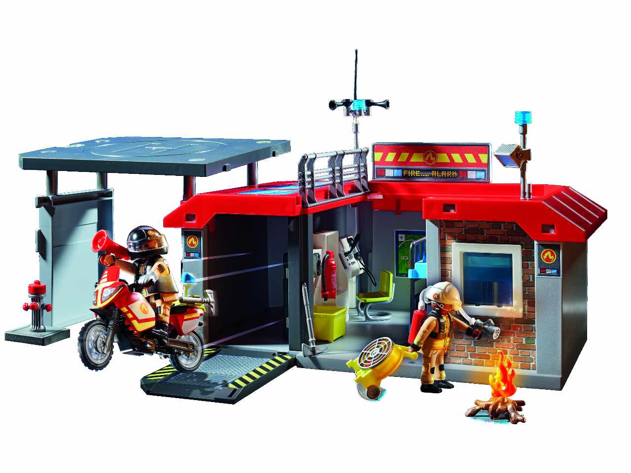 Playmobil stazione dei vigili del fuoco