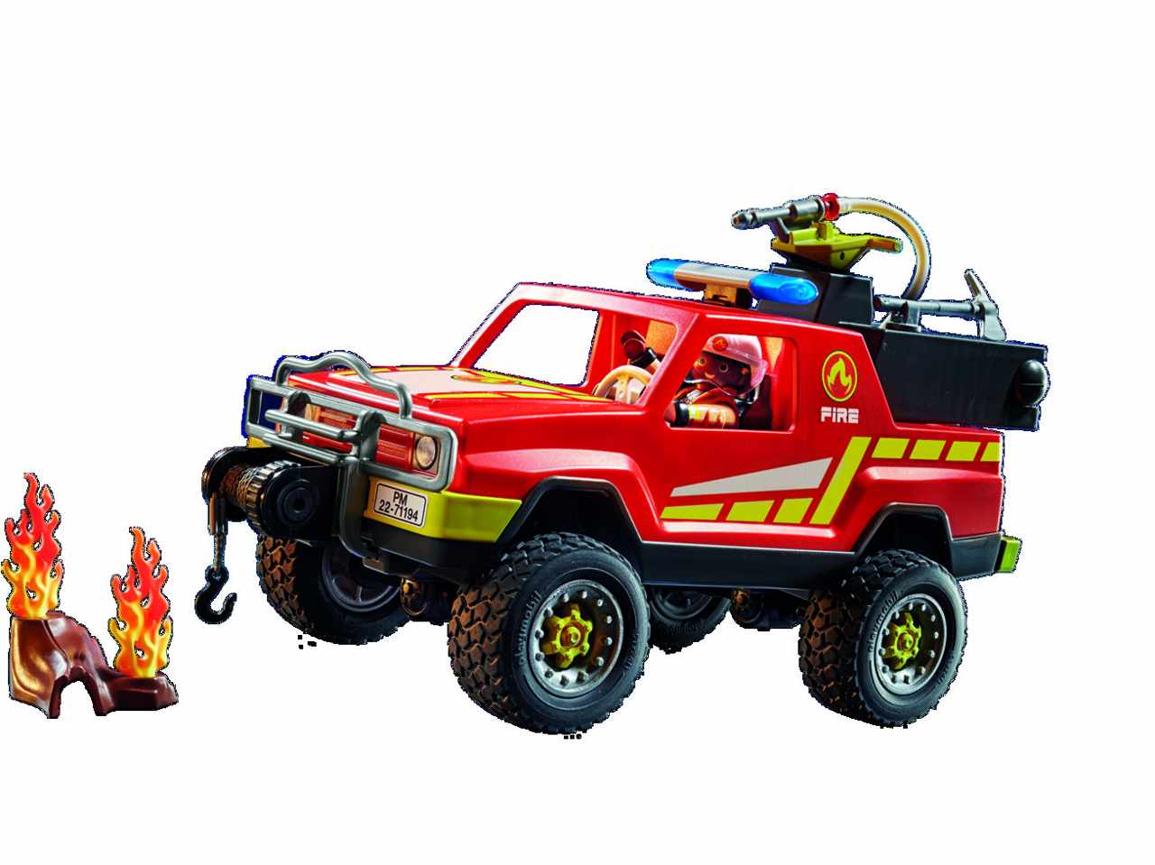 Playmobil fuoristrada dei vigili del fuoco
