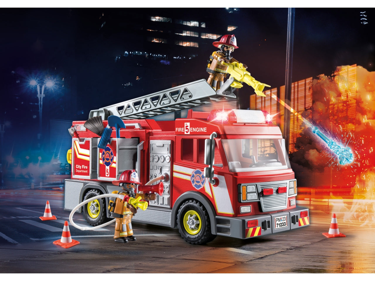 Playmobil fire truck