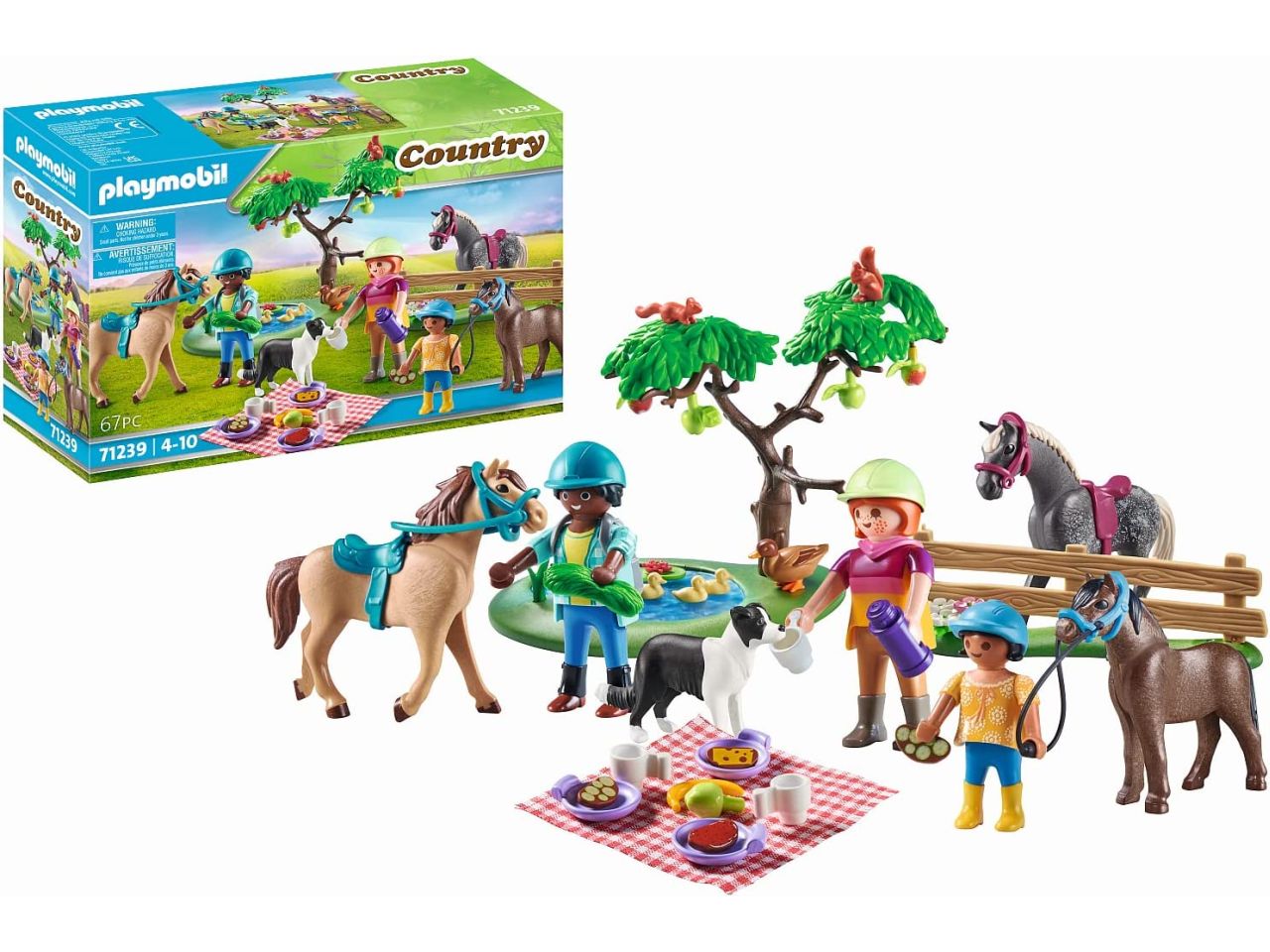 Playmobil picnic coi cavalli