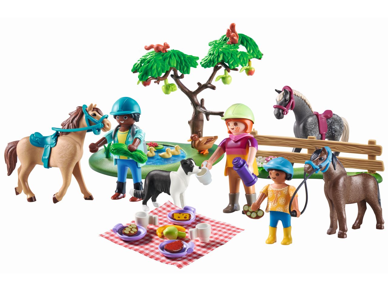 Playmobil picnic coi cavalli
