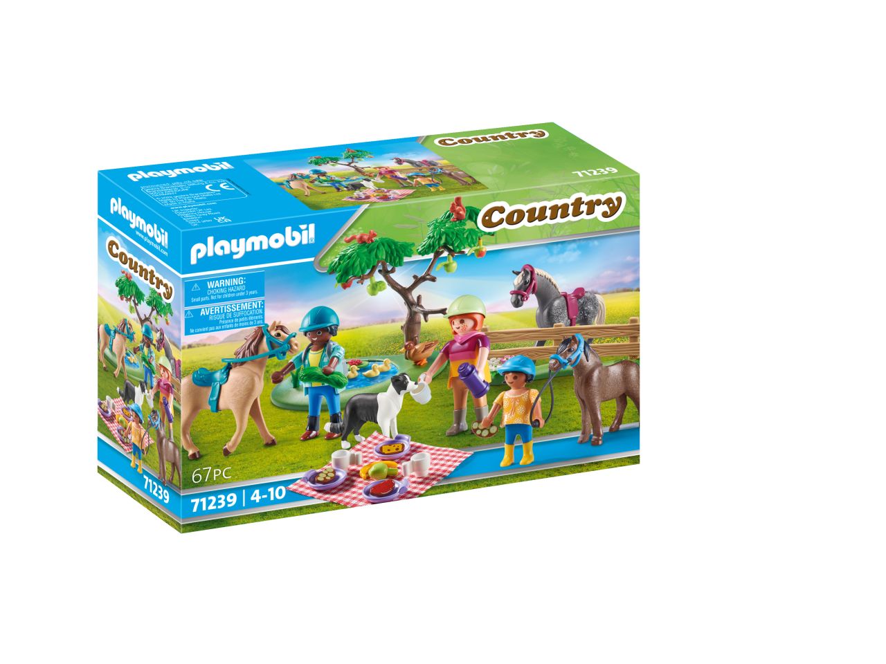 Playmobil picnic coi cavalli
