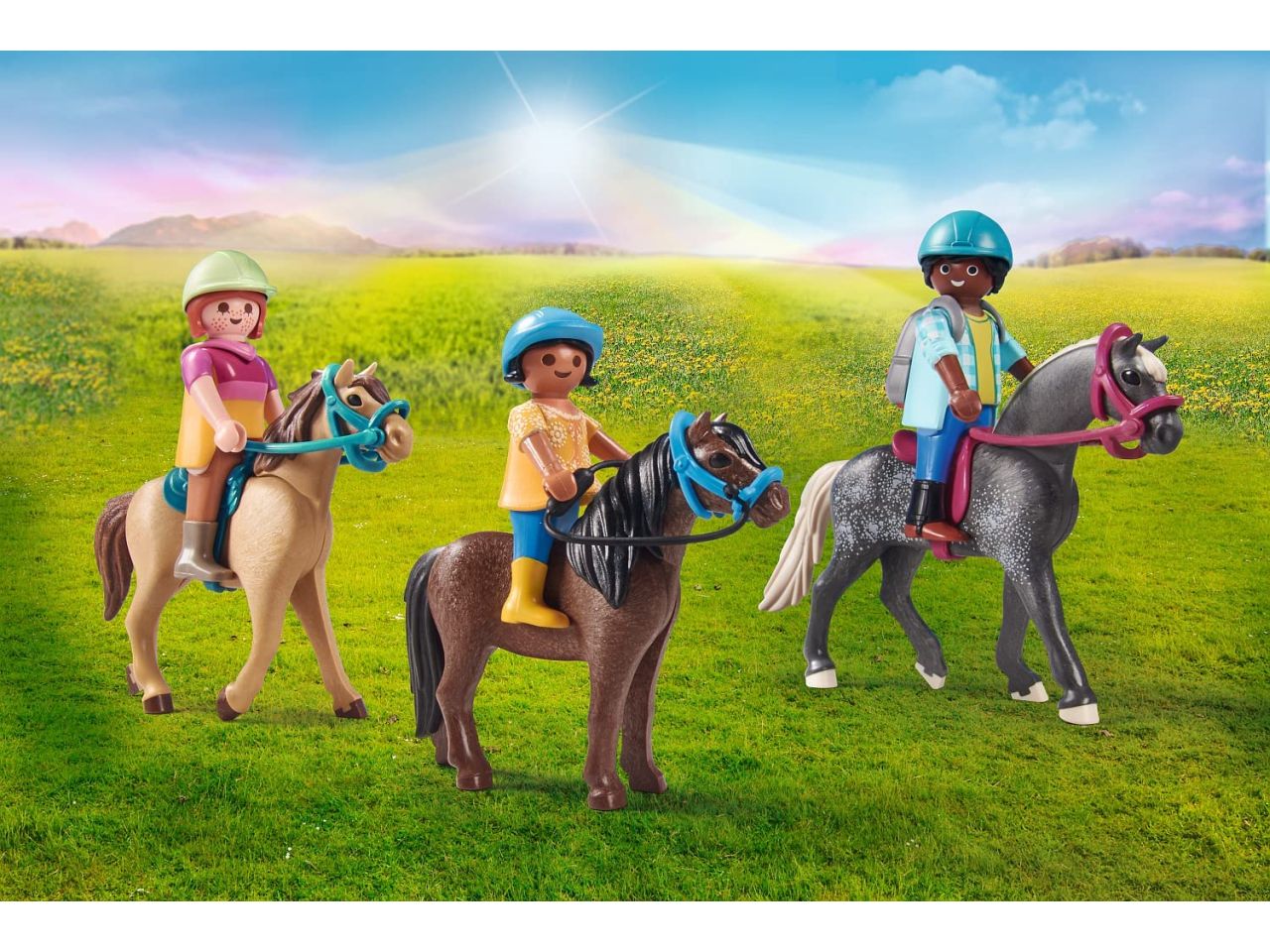 Playmobil picnic coi cavalli