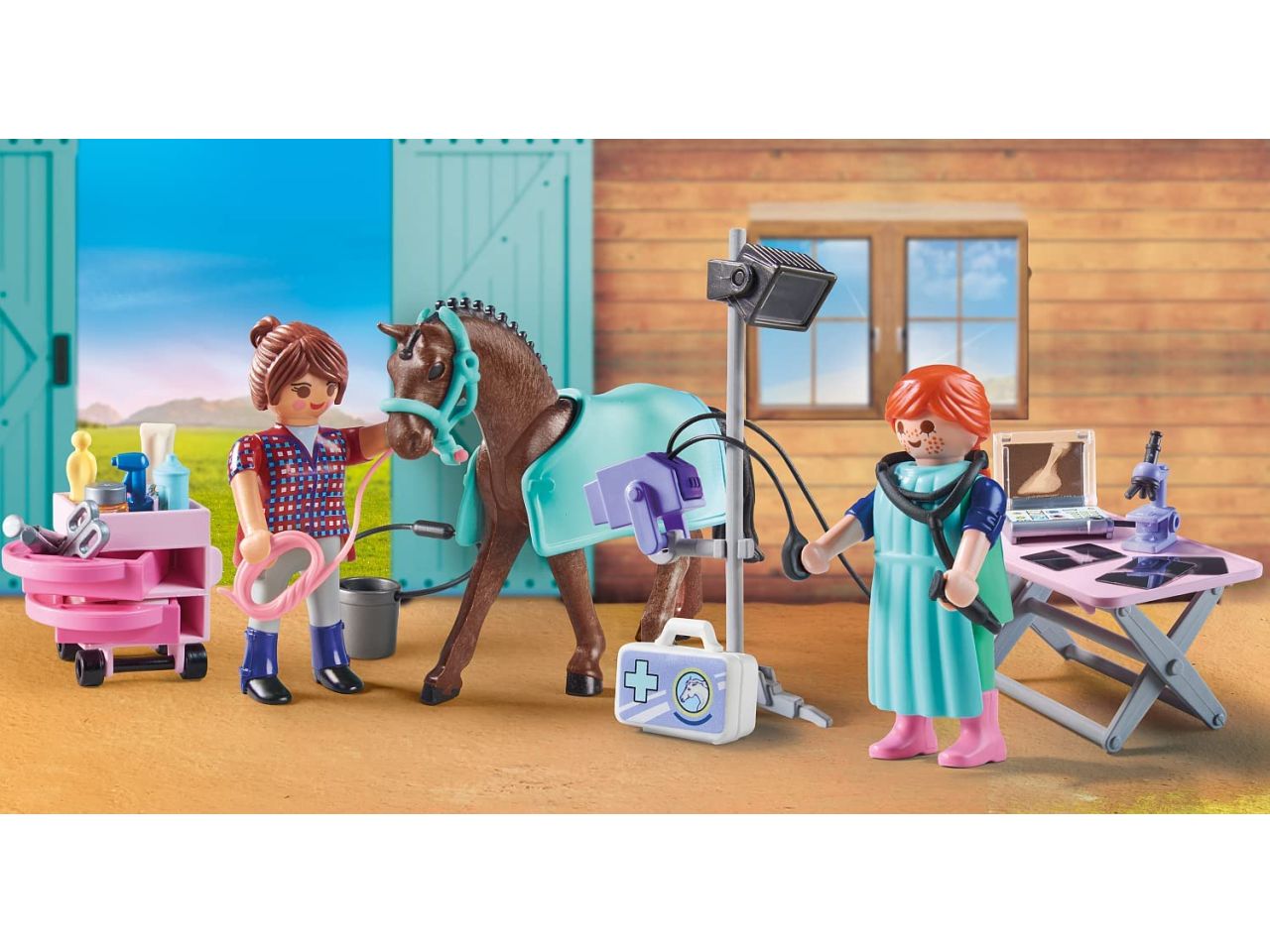 Playmobil veterinaria del maneggio