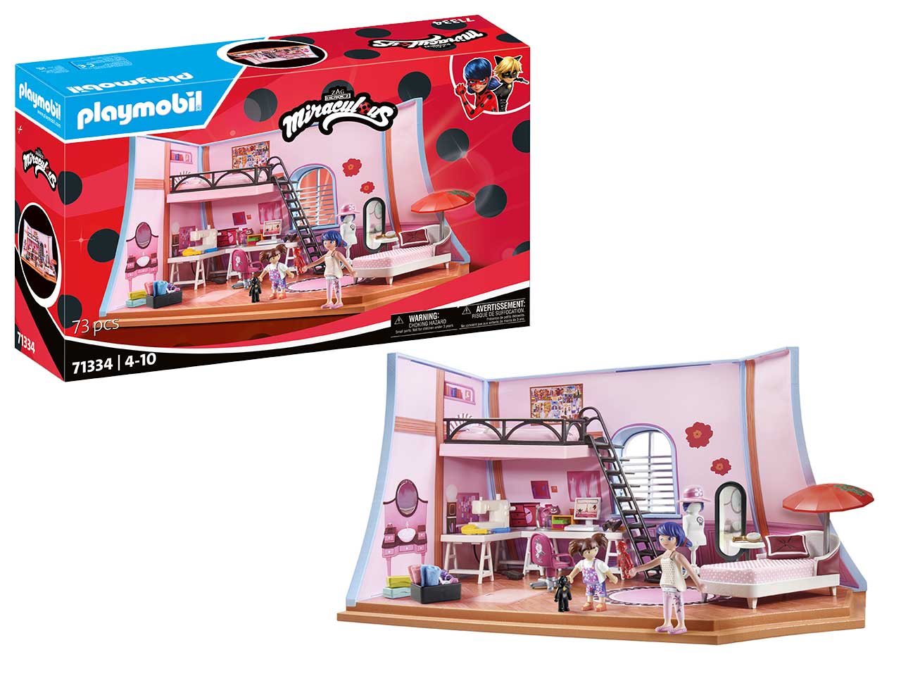 Playmobil miraculous: la stanza di marinette