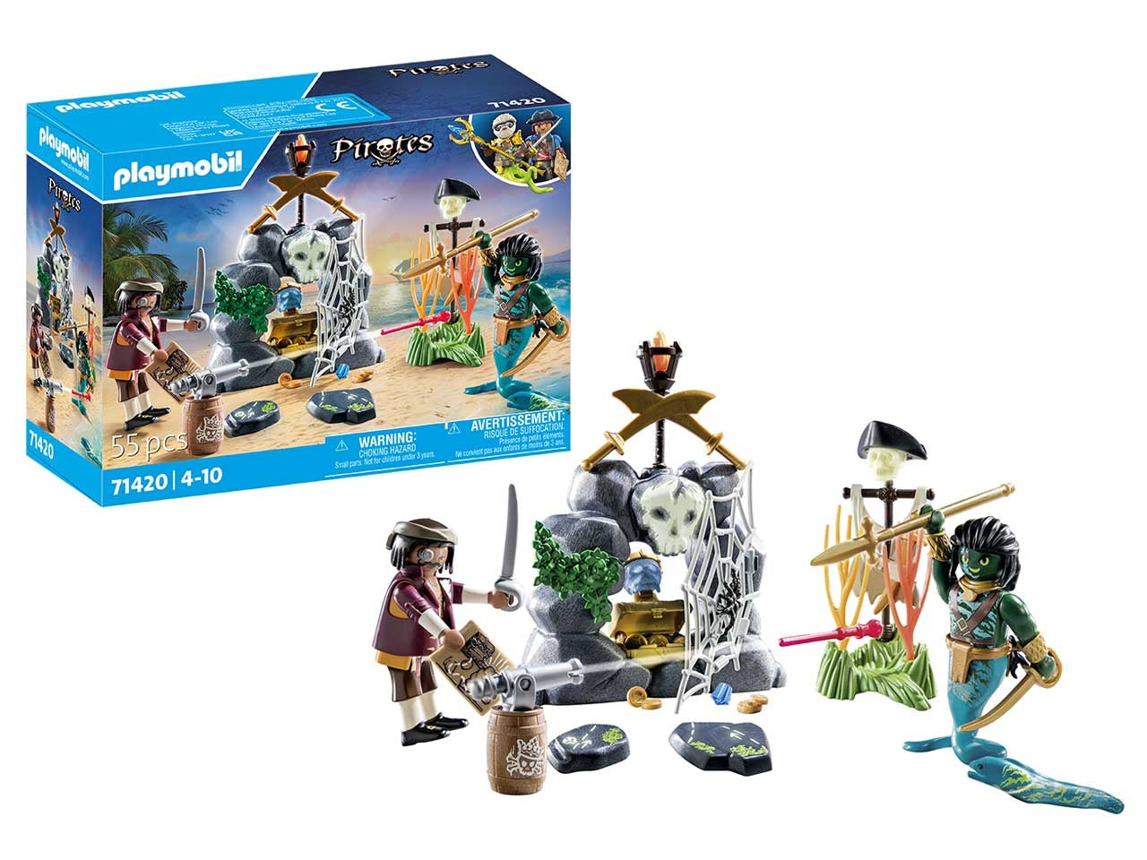 Playmobil Pirates nascondiglio del tesoro pirata