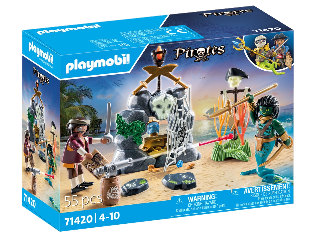 Playmobil Pirates nascondiglio del tesoro pirata