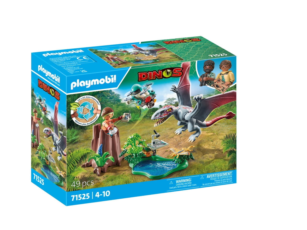 Playmobil alla ricerca del dimorphodon
