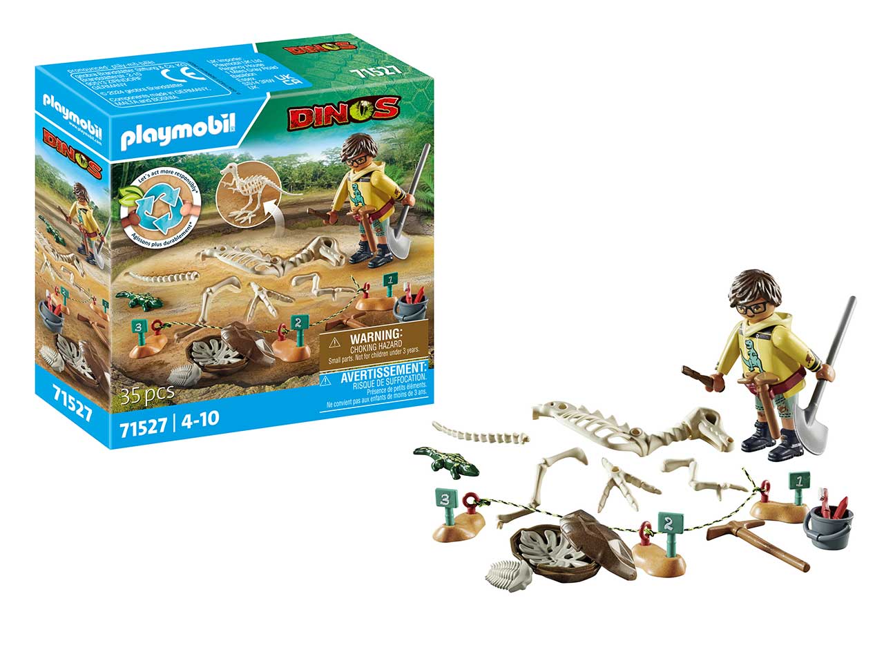 Playmobil fossili di dinosauro