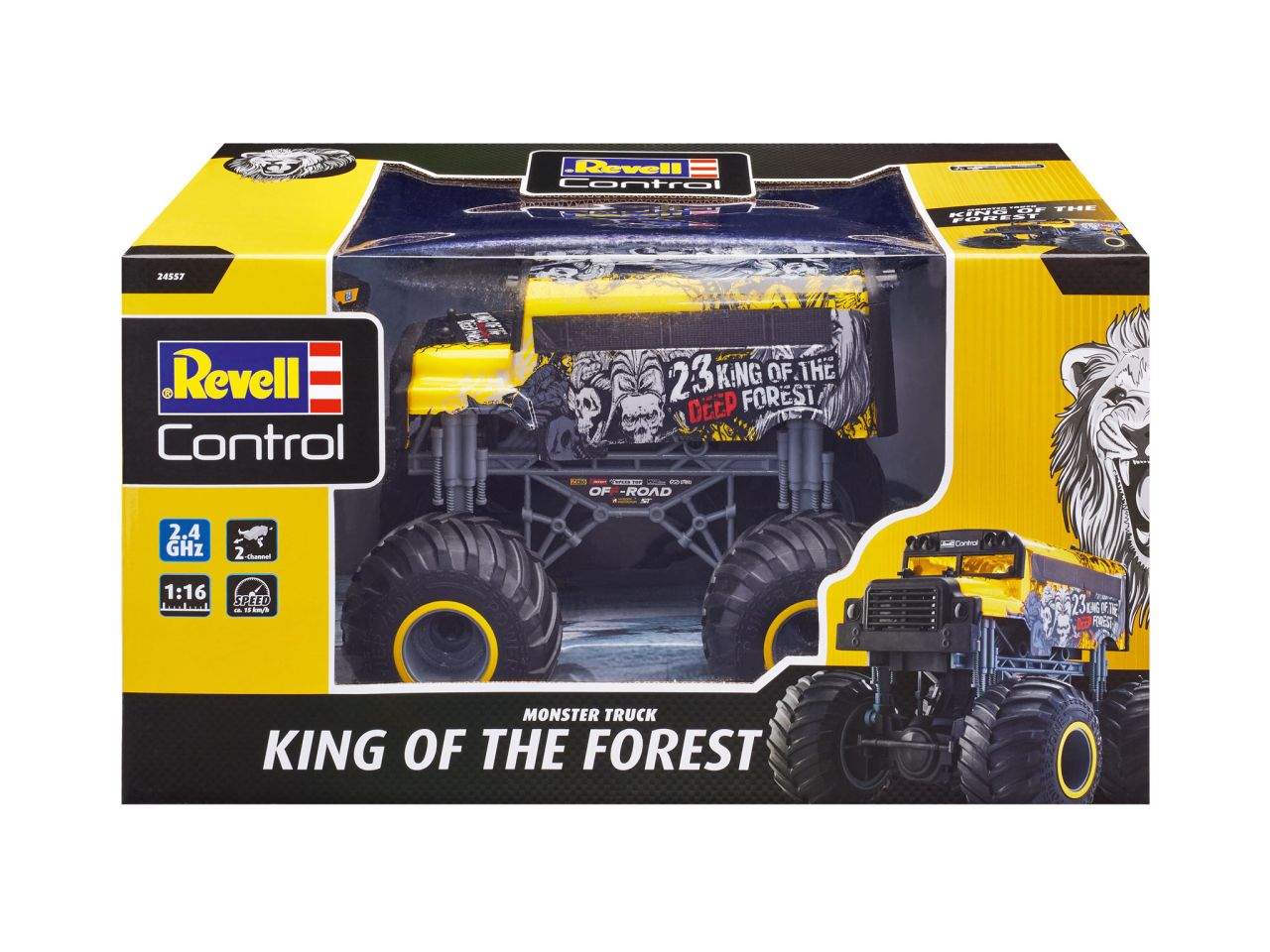 Auto radiocomandata monster truck king of the forest