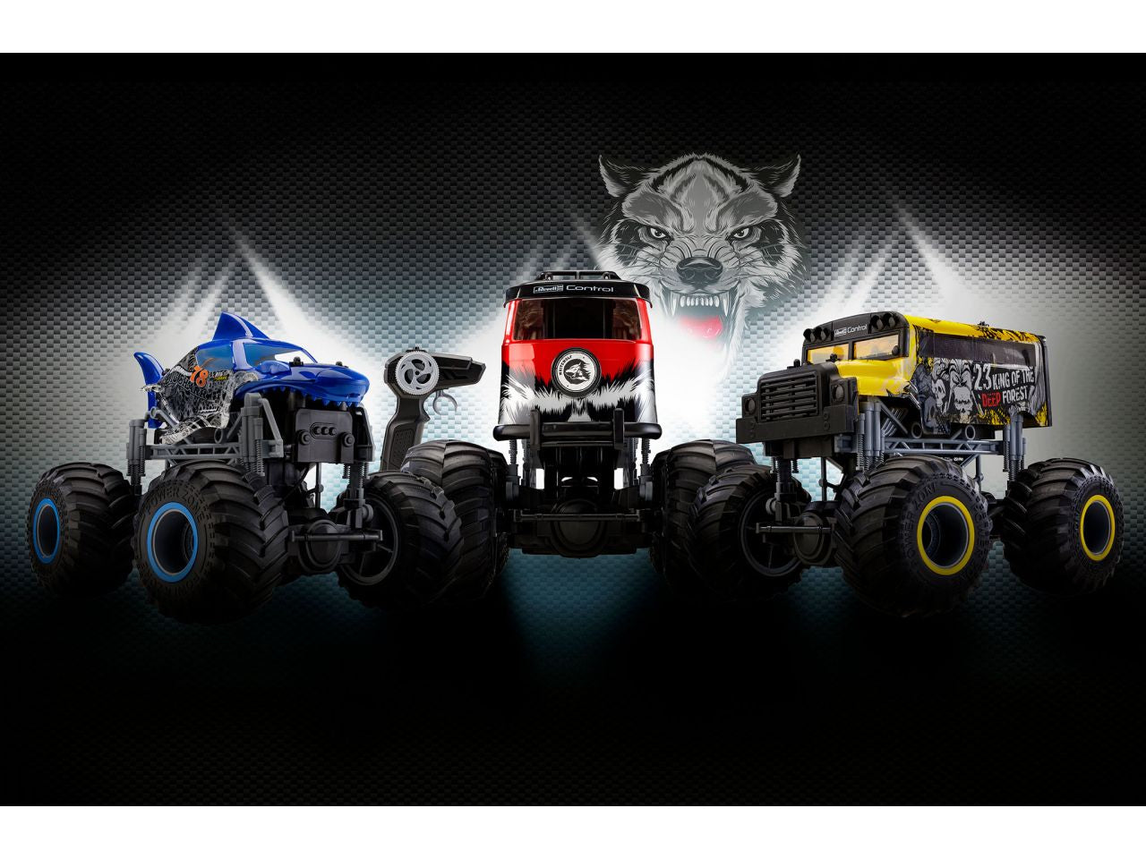 Auto radiocomandata monster truck king of the forest