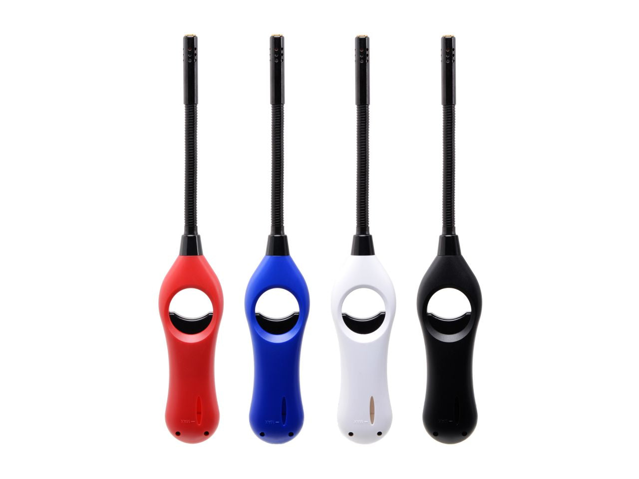 Accendigas atomic bbq lighter flex turbo flame ricaricabile in 4 colori assortiti