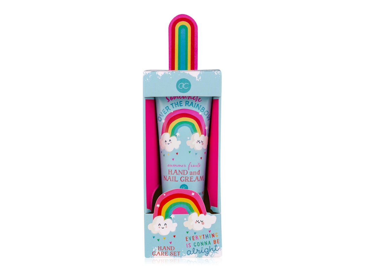 Over the rainbow crema mani da 30ml con lima per unghie