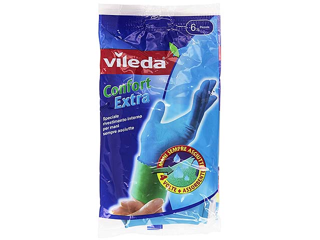 Vileda guanti confort extra piccola std 145888