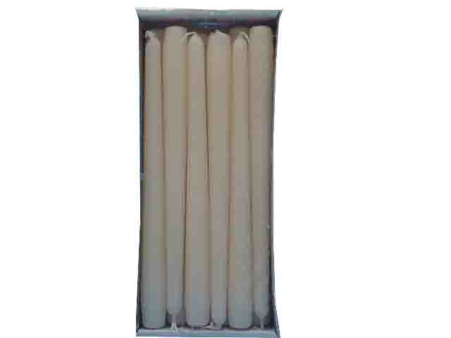 Candela conica 12 pezzi crema colinea 04 12-25023-12