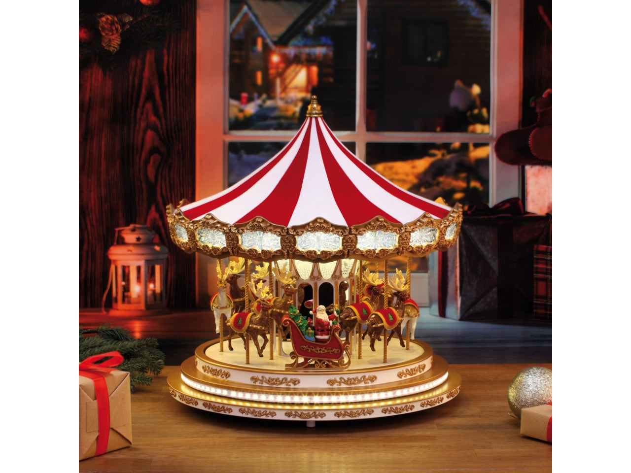 Giostrina regal christmas carosello 40cm