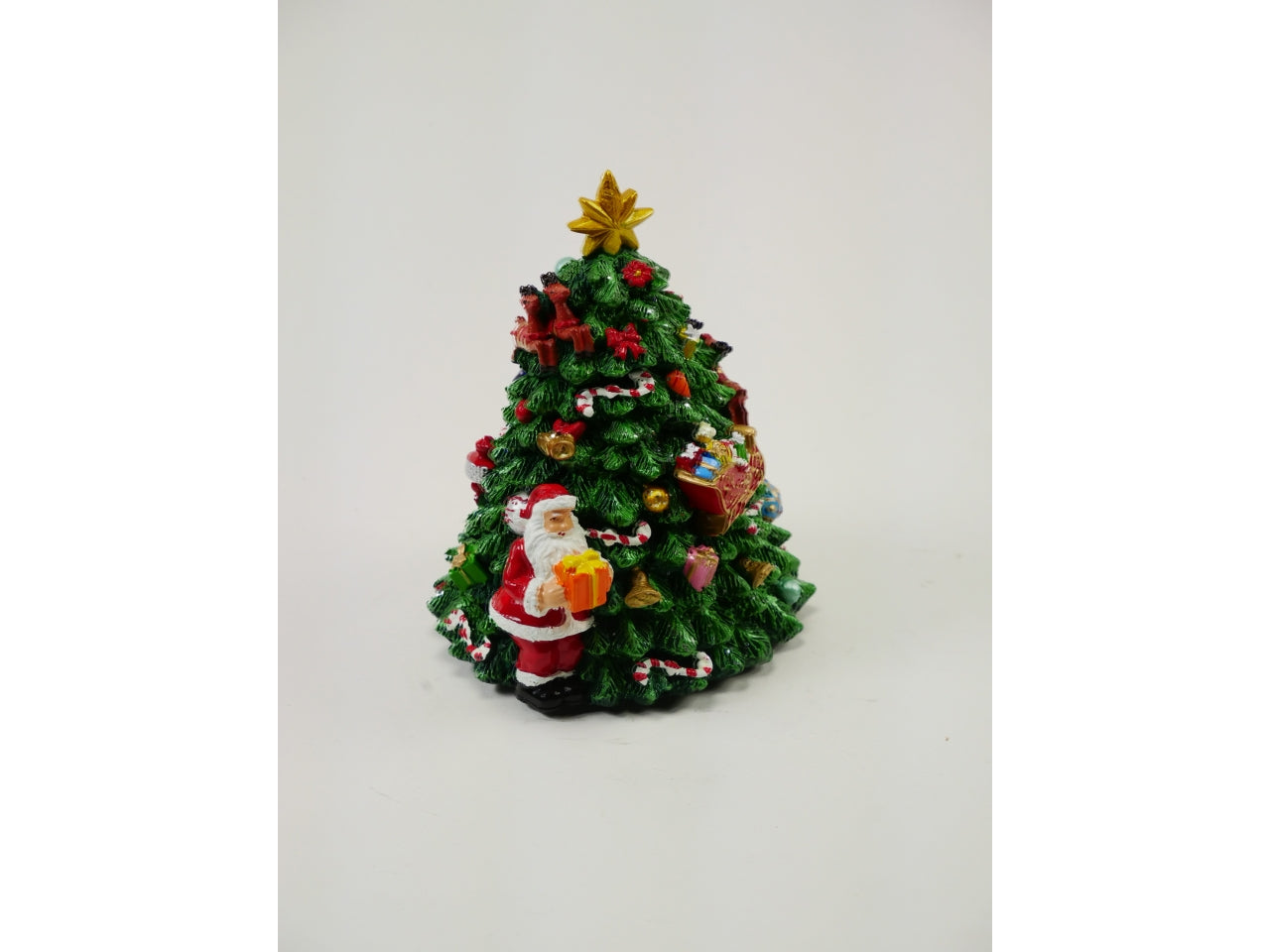Giostrina carillon albero di natale 12x12x16cm