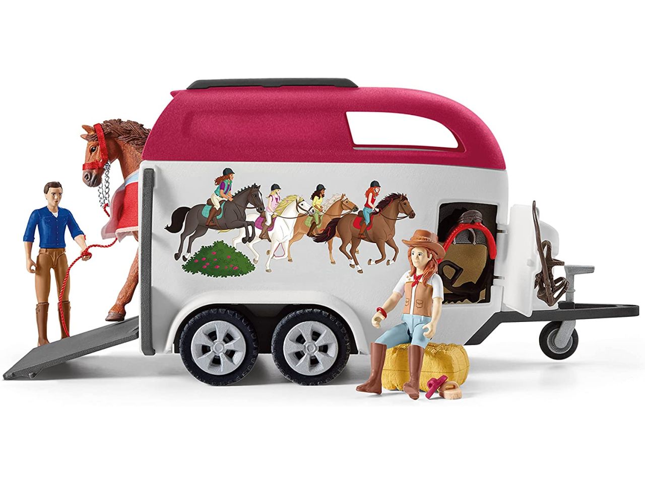 Auto e rimorchio per cavalli
