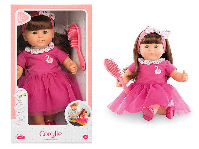 Corolle alice cap.castani 36cm9000130220