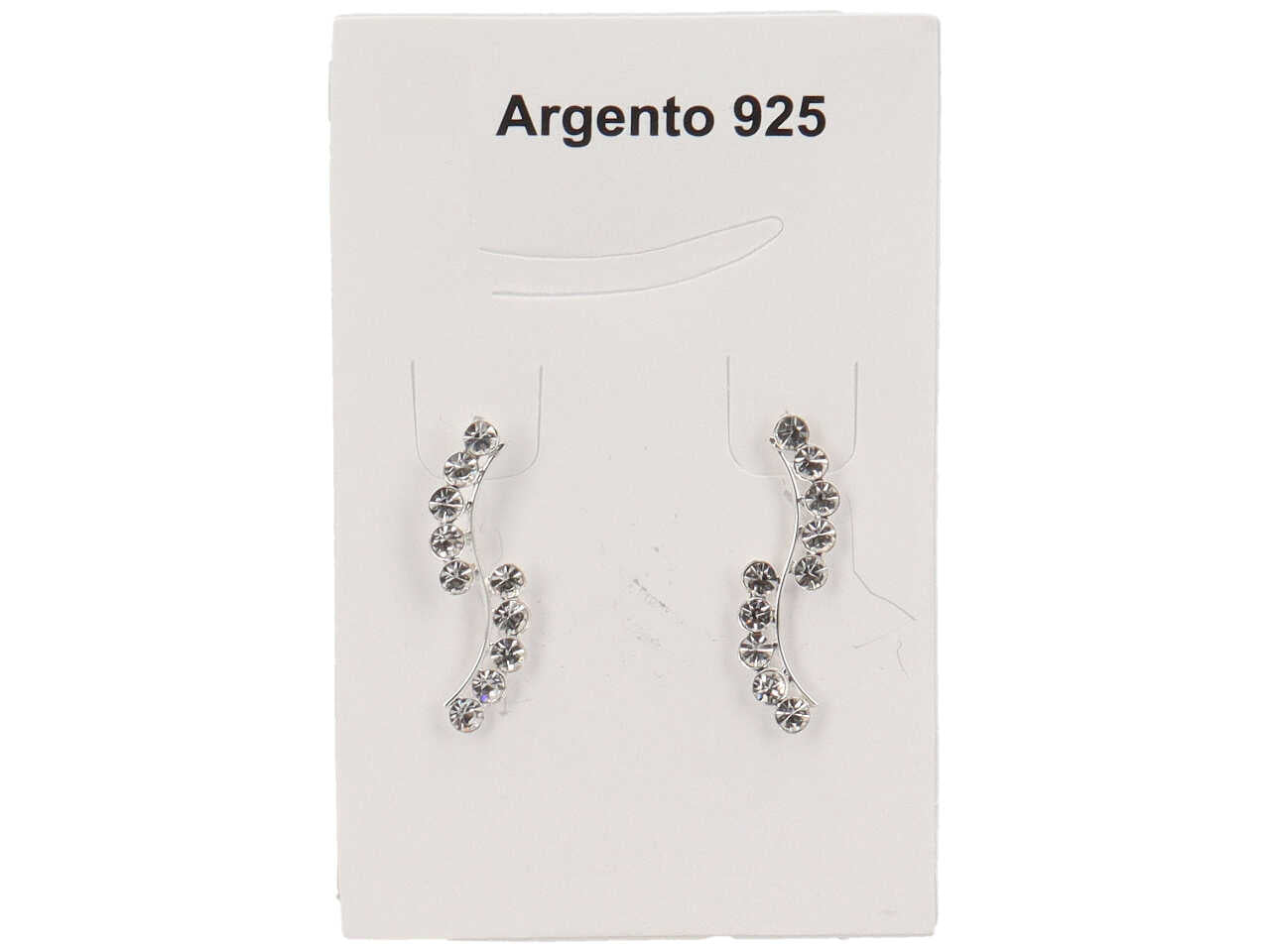 Orecchini zirconi argento 925