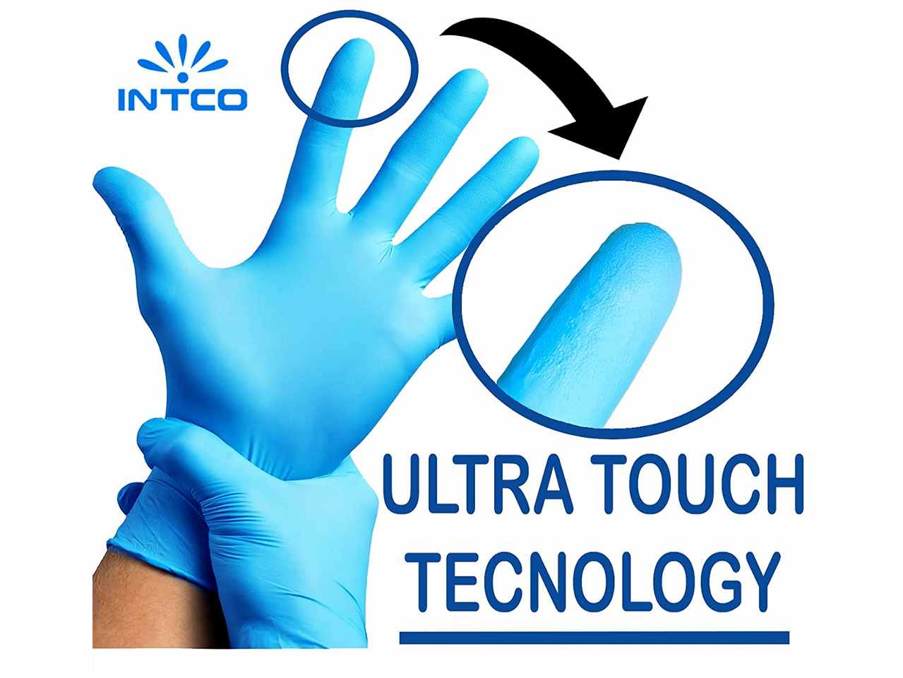 Guanti nitrile 100 pezzi tg.xl gun int xl