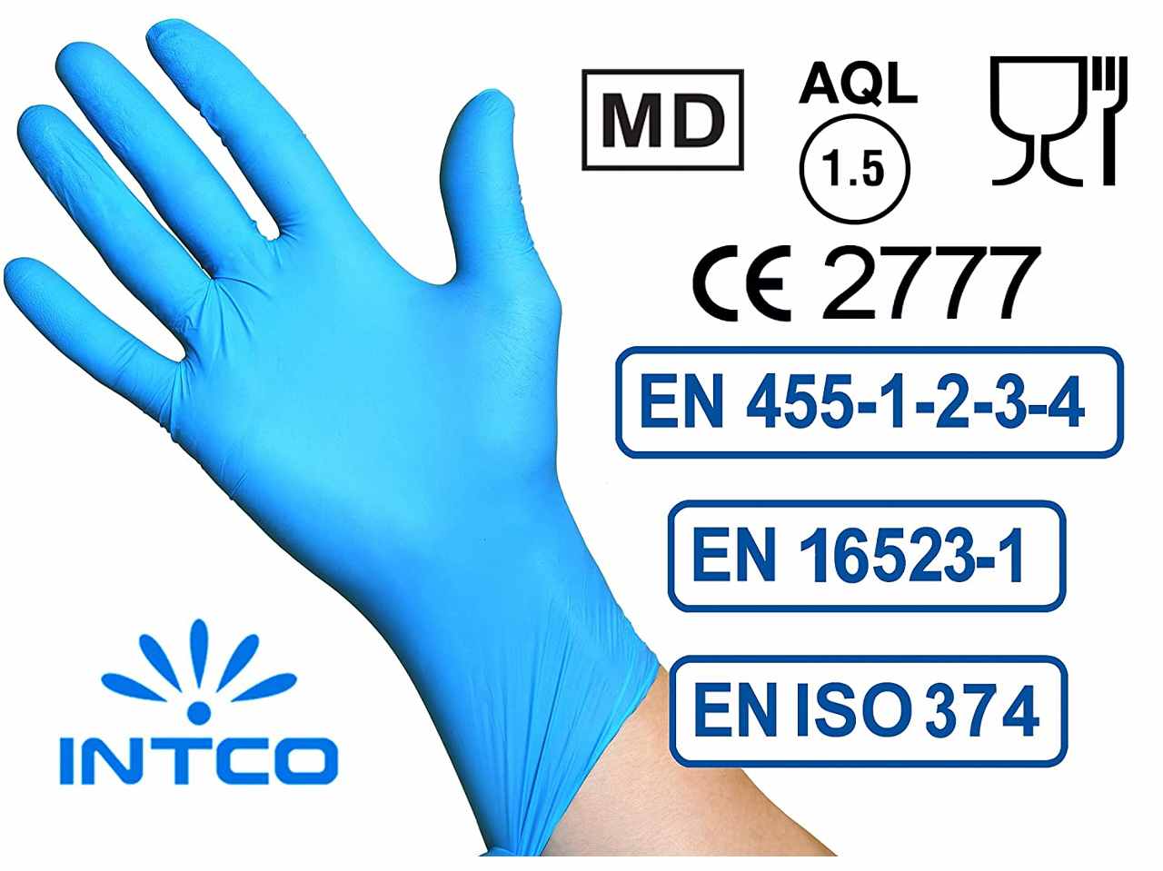 Guanti nitrile 100 pezzi tg.xl gun int xl