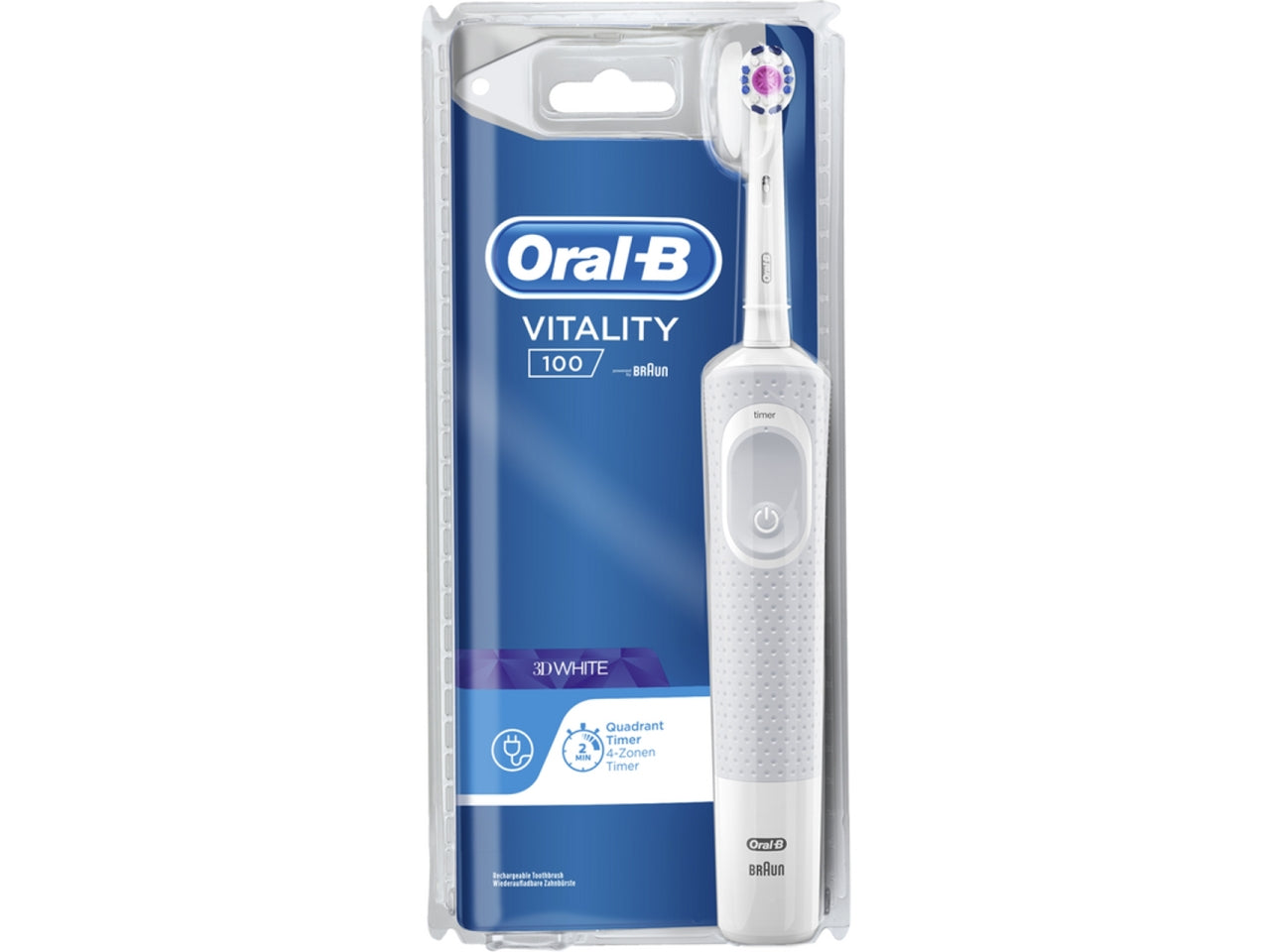 Oral b spazzolino vitality pro white$
