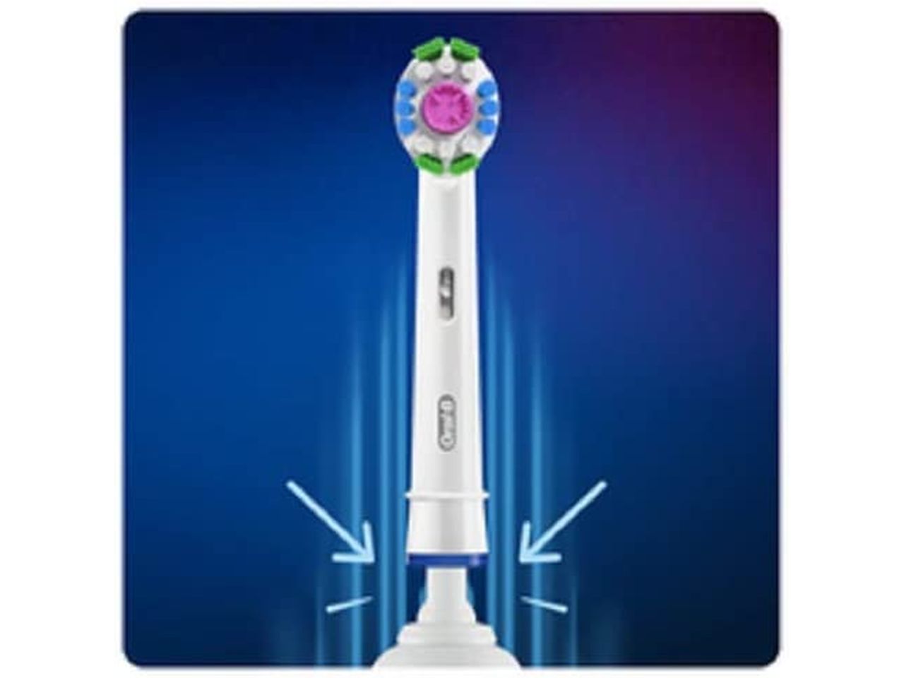 Oral b testine di ricambio 3d white  per spazzolino elettrico - la confezione comprende 3 ricambi
