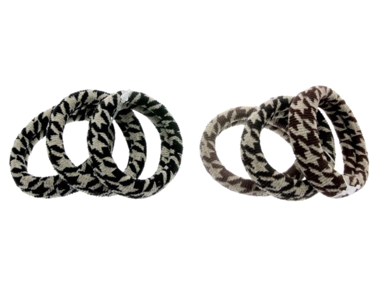 Elastico fantasia poliestere 100% set da 3 elastici