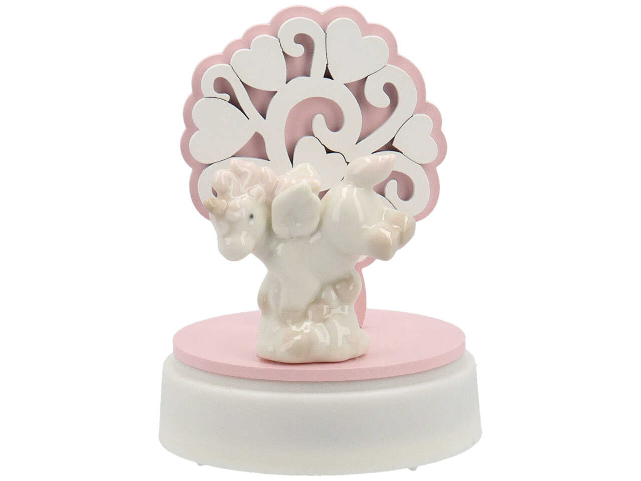 Carillon unicorno rosa cr-4075