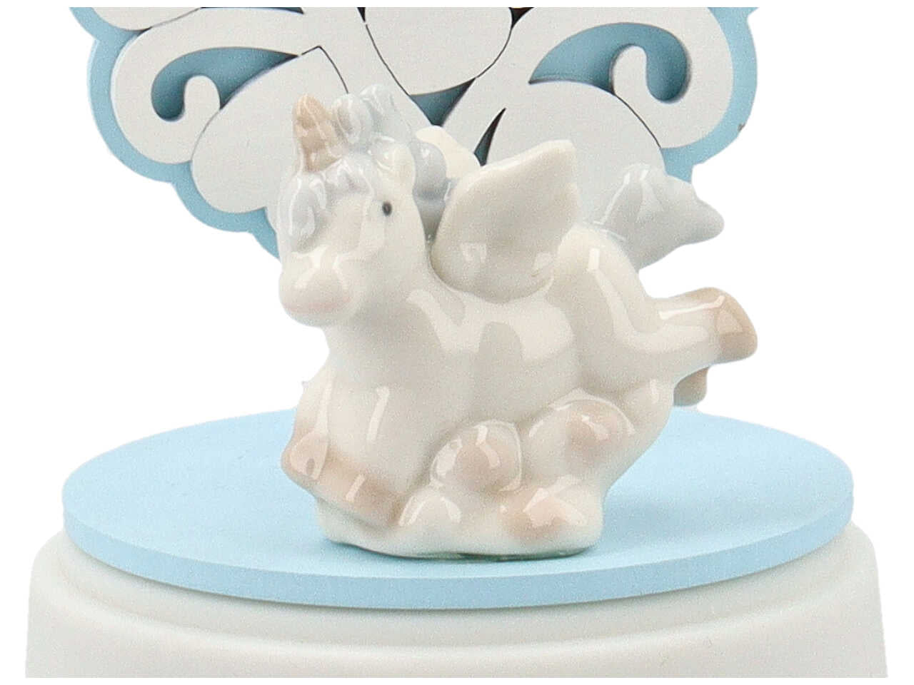 Carillon unicorno azzurro cr-4076